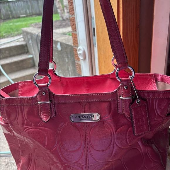 Coach Pink Tote Bag - Picture 4 of 9